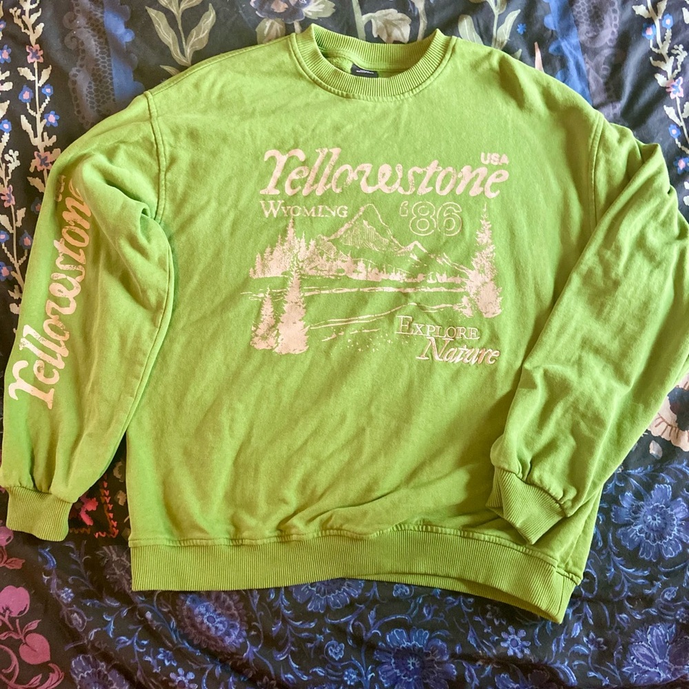 Green Yellowstone Women’s Sweater